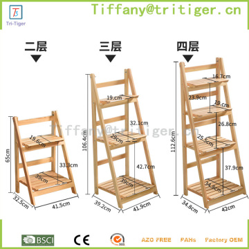 European Flower pots display stand 3 layer flower display shelf